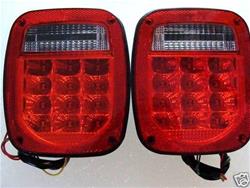 Matrix LED Taillights for 1997-2006 WRANGLER - MTX-09-5057-LR