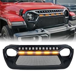 Matrix ABS One-Piece Grille Shells for 2018-2021 WRANGLER - MTX-17-5041-V3