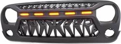 Matrix Shark Grilles for 2007-2017 WRANGLER, 2018 WRANGLER JK - MTX-17-5042-V2