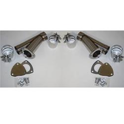 Granatelli Motor Sports Manual 3 Inch Exhaust Cutouts Dual Kit 305530D