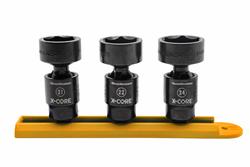 GearWrench X-Core Pinless Universal Impact Socket Sets 84976