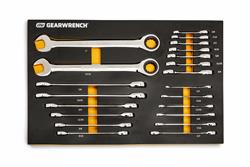 GearWrench Combination Ratcheting Wrench Modular Tool Sets 86526