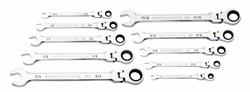 GearWrench 90T Flex Head Ratcheting Combination Wrench Sets 86758