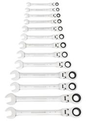 GearWrench Flex Head Ratcheting Combination Wrenches 9702D