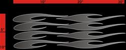 Hagan Street Rod Necessities Door Panel Inserts DOFLAMES