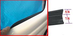 Hagan Street Rod Necessities Windowsill Weatherstripping DOSWSB