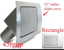 Hagan Street Rod Necessities 45 Series Fuel Doors FD45RGQP