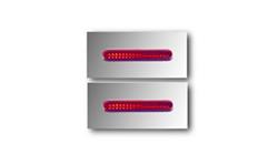 Hagan Street Rod Necessities Flush-Mount Marker Light Lenses FM0275SS-C