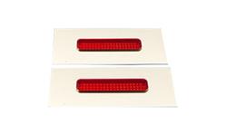 Hagan Street Rod Necessities Flush-Mount Marker Light Lenses FM04RC-C