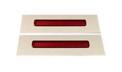 Hagan Street Rod Necessities Flush-Mount Marker Light Lenses FM06RC-C