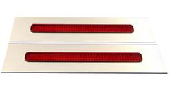Hagan Street Rod Necessities Flush-Mount Marker Light Lenses FM08RC-C