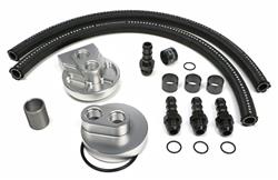 Hamburger's Performance Billet Aluminum Remote Oil Filter Relocation Kits 3369