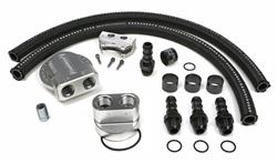 Hamburger's Performance Billet Aluminum Remote Oil Filter Relocation Kits 3373