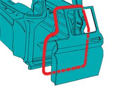 Brothers Trucks Weatherstrip Seals for 1947-1954 SUBURBAN - DFS4755
