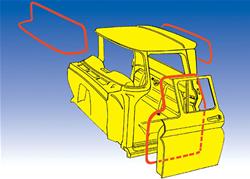 Brothers Trucks Weatherstrip Seals WCK0500-72-STD