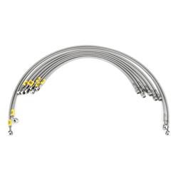 HEL Performance Braided Stainless Steel Fuel Injector Lines for 1983-1985 QUATTRO - AUD8308INJCL