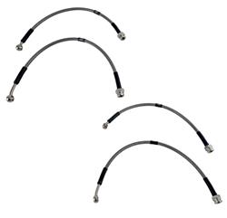 HEL Performance Braided Stainless Steel Brake Hoses for 2005-2008 CORVETTE - CHE4001CL