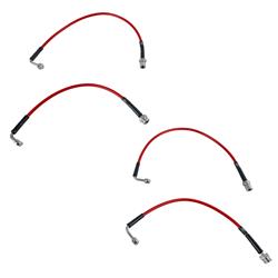 HEL Performance Braided Stainless Steel Brake Hoses for 2019 CORVETTE - CHE4004RD