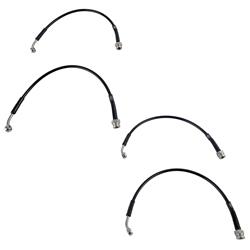 HEL Performance Braided Stainless Steel Brake Hoses for 2001-2004 CORVETTE - CHE4007BK