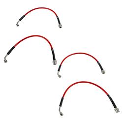 HEL Performance Braided Stainless Steel Brake Hoses for 2001-2004 CORVETTE - CHE4007RD