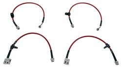 HEL Performance Braided Stainless Steel Brake Hoses for 2017-2021 CIVIC - HON4137RT