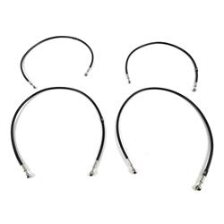 HEL Performance Braided Stainless Steel Fuel Injector Lines for 1977-1982 924 - POR4206INJBK