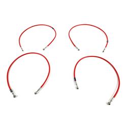 HEL Performance Braided Stainless Steel Fuel Injector Lines for 1977-1982 924 - POR4206INJRD