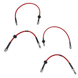 HEL Performance Braided Stainless Steel Brake Hoses for 2021-2024 SUPRA - TOY4144RD