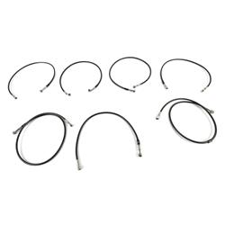 HEL Performance Braided Stainless Steel Fuel Injector Lines for 1985-1992 GOLF - VW7442INJCF