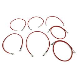 HEL Performance Braided Stainless Steel Fuel Injector Lines for 1985-1992 GOLF - VW7442INJRT