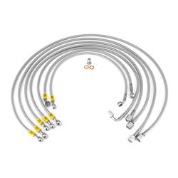 HEL Performance Braided Stainless Steel Fuel Injector Lines for 1986-1988 SCIROCCO - VW7467INJCL
