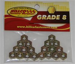 Hillco Fastener Grade 8 Hex Nuts HP825028