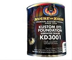 House of Kolor Surfacer/Sealer 1 gallon Flat Black KD3001-G01