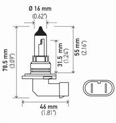 Hella Halogen Light Bulbs 9006