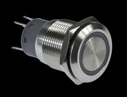 Hella Stainless Steel Push Button Off-On Switches 958455011