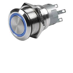 Hella Stainless Steel Push Button Off-On Switches 958455211