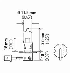 Hella High Performance Series Light Bulbs H3 2.0TB