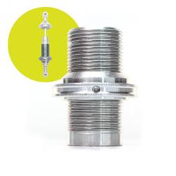 Helix Heavy-Duty Billet Aluminum Threaded Spring Perch Adapters HEXSHXA1