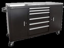 Homak 60 In Xl Series Stainless Steel Rolling Cabinets Bk04060064 Homak Toolbo Bk04060064 60 In Xl Series Stainless Steel Rolling Cabinets