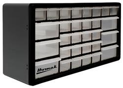 Homak HA01018001 18 Drawer Parts Organizer 