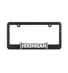 Hoonigan License Plate Frames HA311CBARBKW