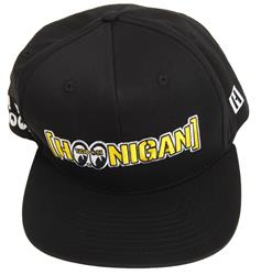 Hoonigan MoonBar Snapback Hats HN24302MBR-BLK