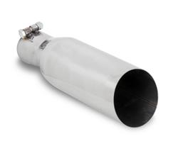 Hooker Headers 21402 Resonator 1-7/8"Inlet 2-1/2 Dual Round 8"Tip W/Resonator