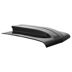  Harwood HRD-1107: Hood Scoop, Cowl Induction, 43 in. Long, 28  in. Wide, 4 in. Tall, Fiberglass, Black Gelcoat, Each : Automotive