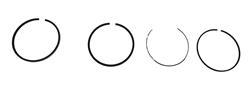 Hastings Premium Ductile Ring Sets for 2009-2011 335D, 2009-2013 X5 - 2D7374