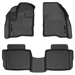 Husky WeatherBeater Floor Liners for 2014-2015 SPECIAL SERVICE POLICE SEDAN, 2010-2019 TAURUS - 98701