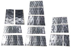 HushMat Floor Kits for 1955-1957 BEL AIR - 625551