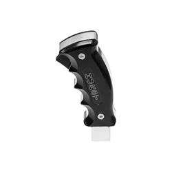 Universal Slotted Pistol Grip Handle Manual Gear Stick Shift Knob Shifter  Black