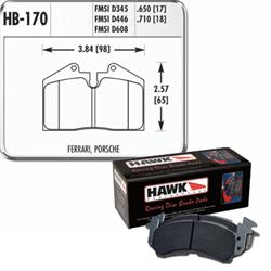 Hawk Performance HPS 5.0 Brake Pads HB170B.650