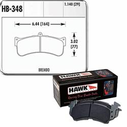 Hawk Performance HT 10 Racing Brake Pads HB348S1.14